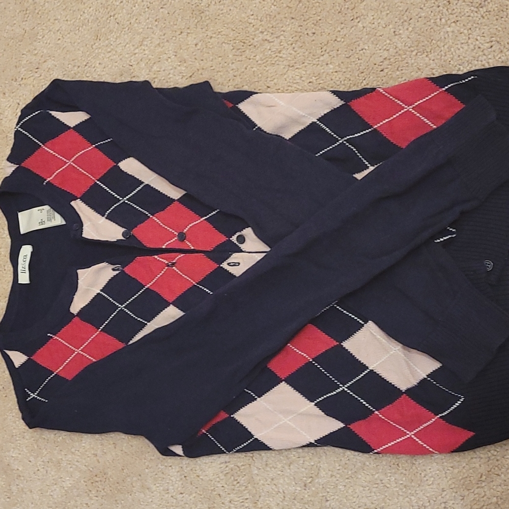 Long sleeve cardigan sweater